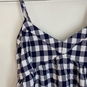 Gingham mini dress